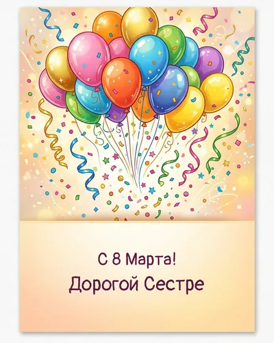 открытка для сестры — юморная открытка с забавной фразой
